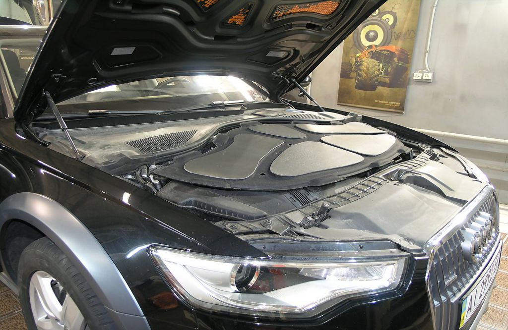 Звукоизоляция утеплителя капота Унитон 4004ВП