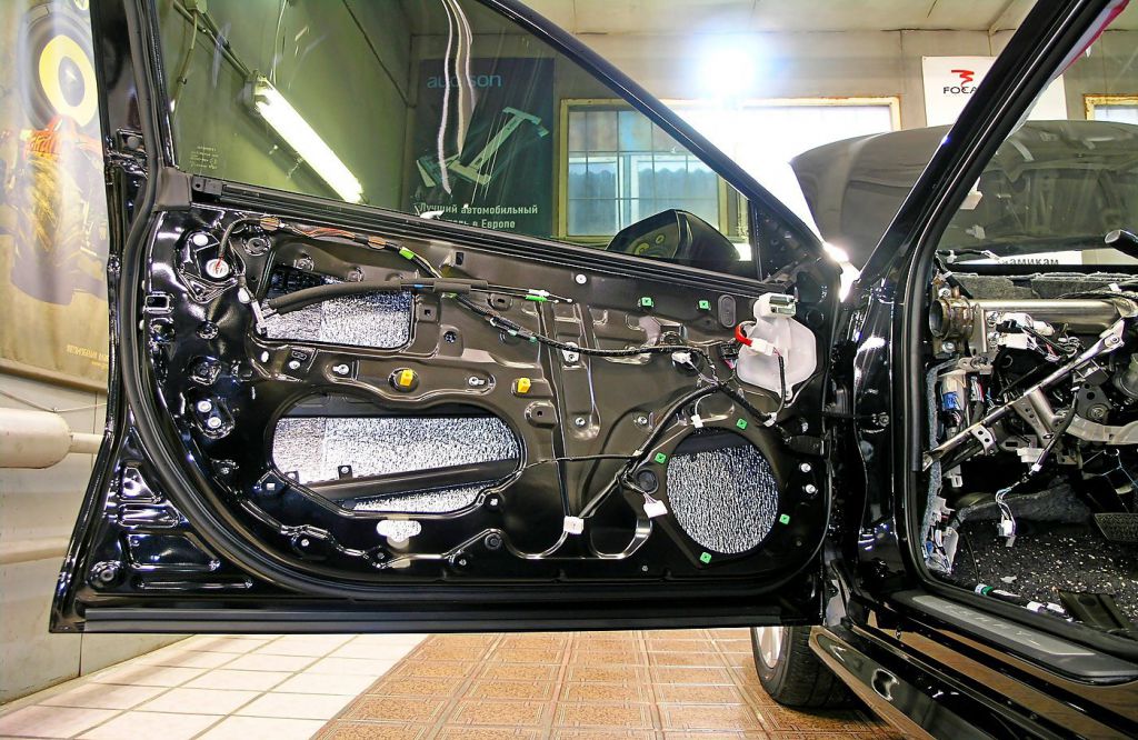 Звукоизоляция двери TOYOTA CAMRY V70