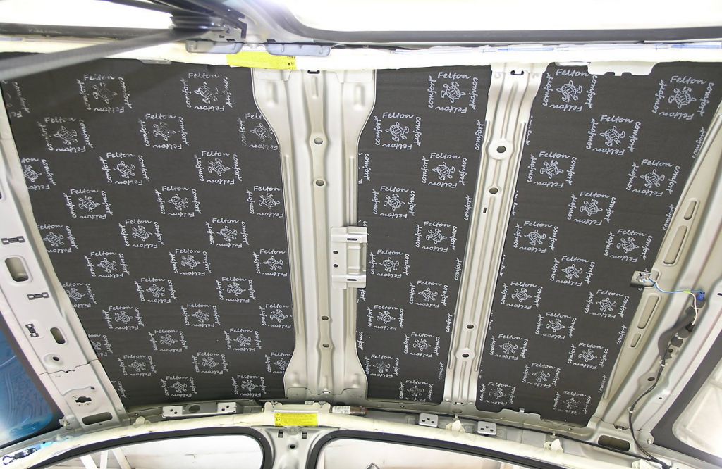 Шумоизоляция крыши салона  Comfort Mat FELTON