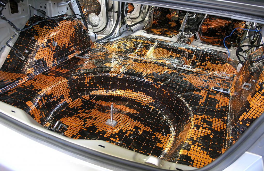 Виброизоляция днища багажника Chevrolet Cruze Comfort Mat Dark D3