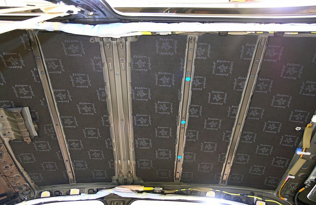 Шумоизоляция крыши Lexus GS Comfort Mat FELTON