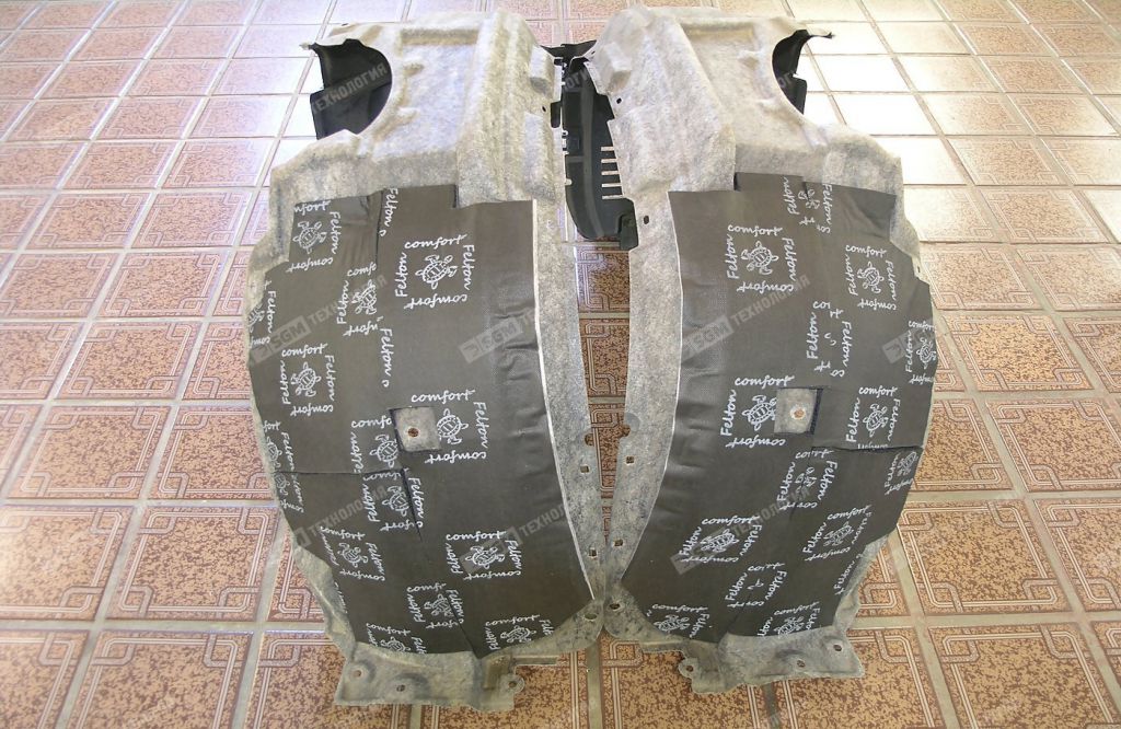Шумоизоляция передних защитных подкрылков Comfort Mat Felton