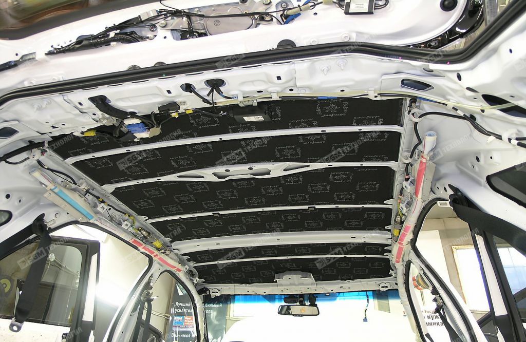 Шумоизоляция крыши салона  Comfort Mat FELTON