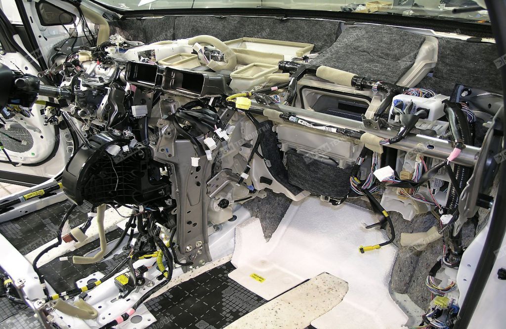 Шумоизоляция под торпедного пространства TURBO Войлок 10