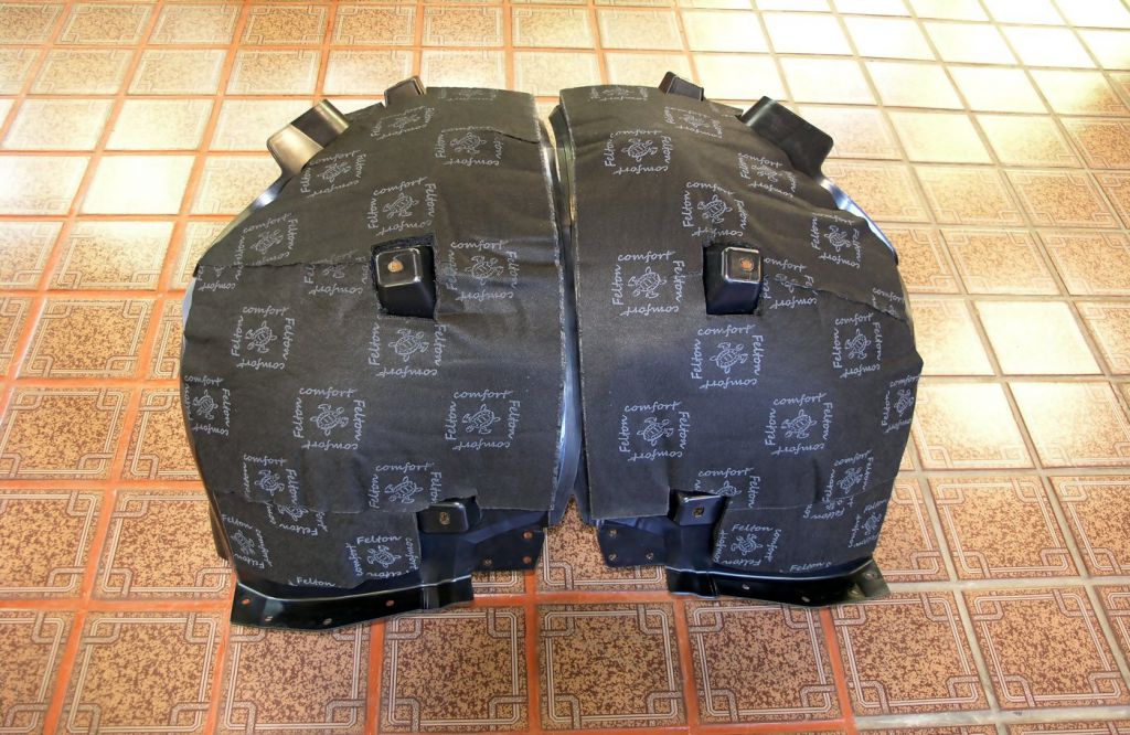Шумоизоляция передних защитных подкрылков Comfort Mat Felton
