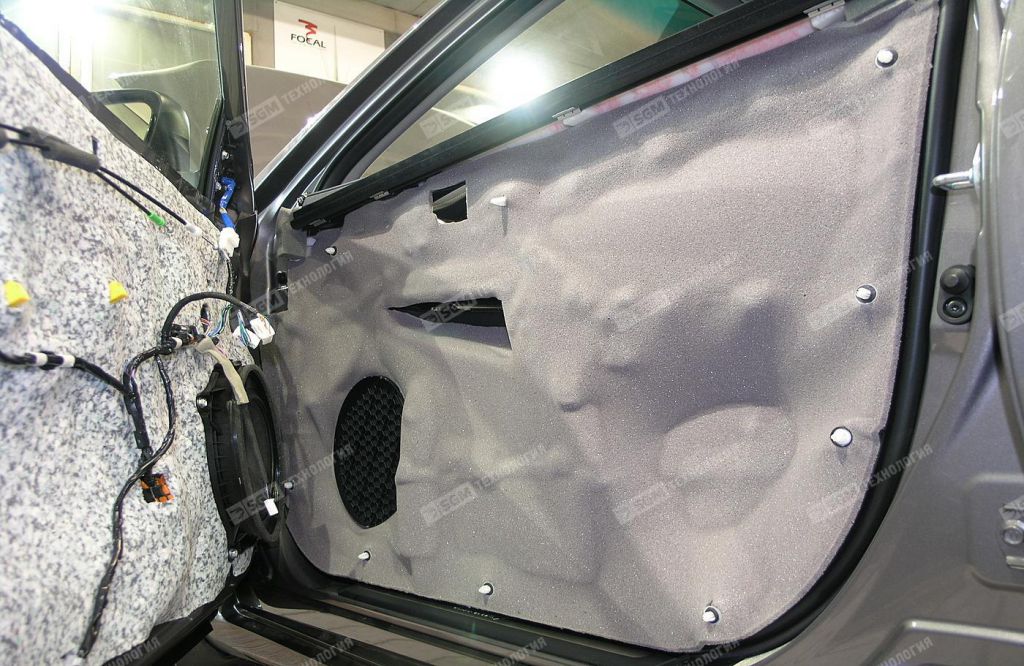 Шумоизоляция карты двери SGM ВЭЛ 5