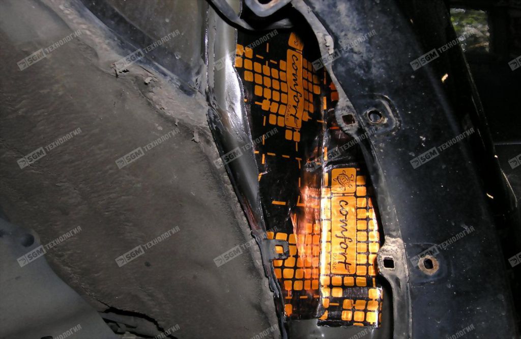 Виброизоляция передней арки-1