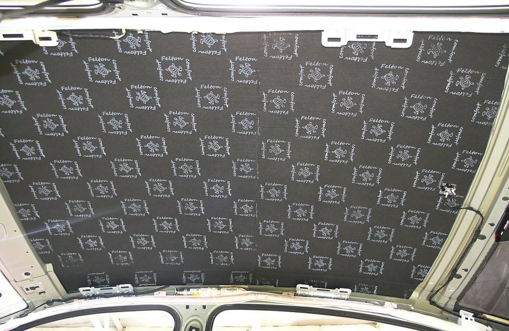 Шумоизоляция крыши салона  Comfort Mat FELTON