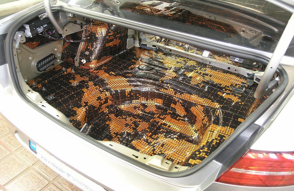 Виброизоляция днища багажника VW PASSAT B8 Comfort Mat Dark D3