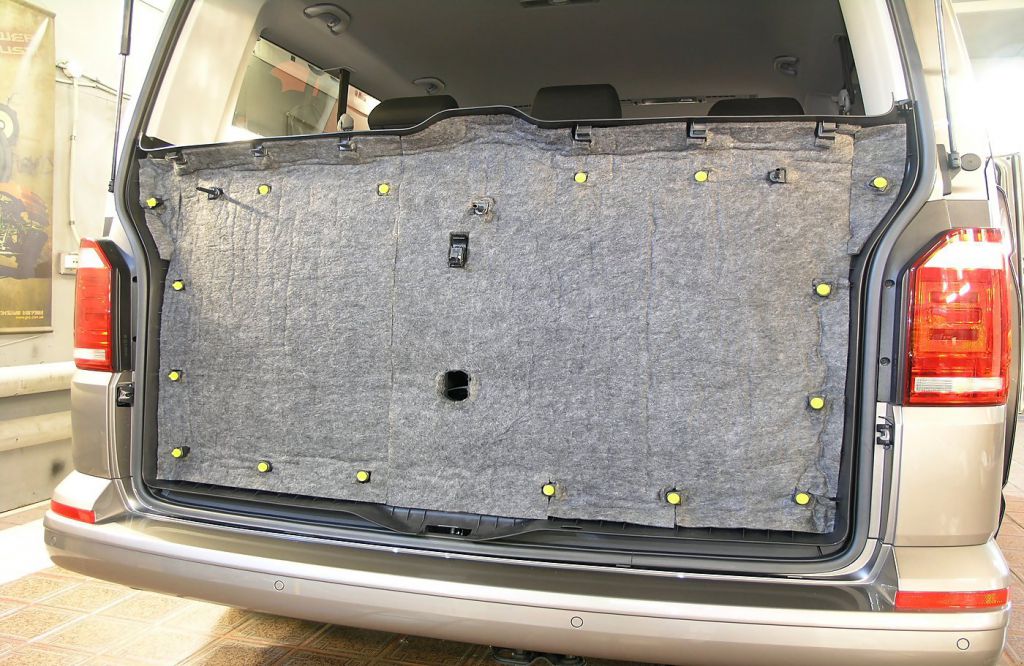 Шумоизоляция карты крышки багажника TURBO Войлок 10
